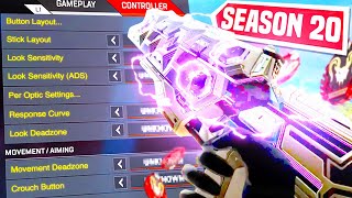 NEW Best Controller Settings In Season 20 Apex Legends [upl. by Daegal755]