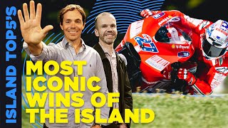 Top 5 ICONIC MotoGP™ Wins at Phillip Island [upl. by Yaj]