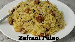 shorts  Zafrani pulao recipe  Veg zafrani pulao  how to prepare zafrani pulao step by step [upl. by Loree]