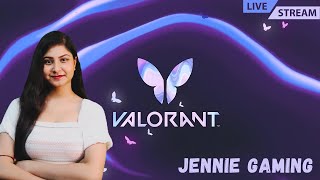 Only Clove Till Diamond 🐣  Jennie Playz Valorant  jenniegaminghere [upl. by Bunns239]