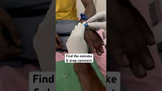 Cannula insertion of male patient nurses cannula subscribe shorts doctor neet mbbsbscnursing [upl. by Sucramed]