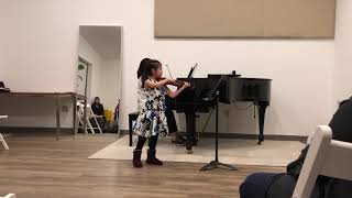 Dvorak Sonatina Op 100 7 years old [upl. by Hester]