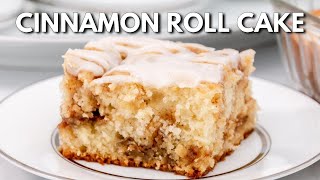 Cinnamon Roll Cake [upl. by Burnie]