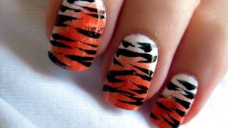 Tiger Nail Art [upl. by Loggia]