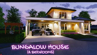 4 BEDROOMS BUNGALOW HOUSE  17M X 14M [upl. by Namzzaj634]