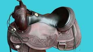 Cleaning and Conditioning Moldy Western Saddle [upl. by Nnaeiluj751]