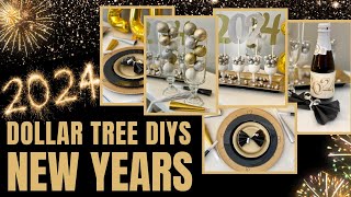 New Year’s Eve Party DIY ideas  Dollar Tree DIY New Years 2024  DIY New Year Decorations [upl. by Yrrej]