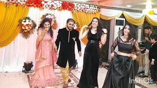 Surprise Engagement Dance of Brides Best Friends  Indian WeddingSangeet Dance  Anjali Tewani [upl. by Eelarol]