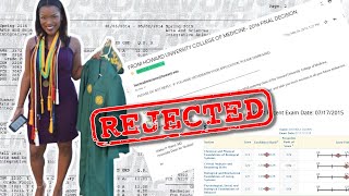 WHY WAS I REJECTED FROM 10 MEDICAL SCHOOLS  What to do when you’re rejected PART 1 [upl. by Alebasi]