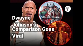 Dwayne Johnson Roasted for Red One vs Oppenheimer Comparison [upl. by Olathe]