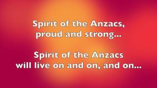 Spirit of the Anzacs lyrics [upl. by Larimer189]