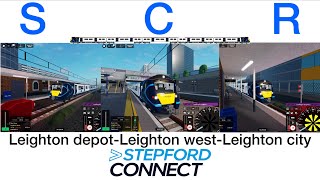 Nieuwe trein game DepotLeighton west Leighton city 🚈SCR🚈 [upl. by Leirvag283]