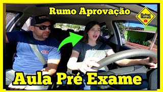 AULA PRÉ EXAME PRÁTICO DETRAN LONDRINA PARANÁ RUMO APROVAÇÃO LARA EXAME DETRAN CNH [upl. by Moriah]