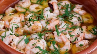 GAMBAS AL AJILLO  Las recetas de mi madre [upl. by Aluap]