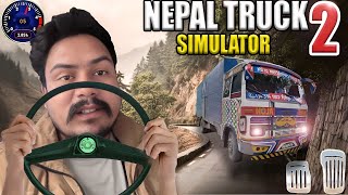 Euro truck simulator 3 in real life  Heavy truck driving on small road  POV Truck Driving 😱 [upl. by Nuri]