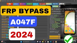 FRP BYPASS GALAXY A04S A047F WITH UNLOCKTOOL 2024 [upl. by Hgieloj]