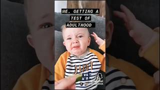 Funny video baby 🥰😋❣️ ladycomedy [upl. by Mccowyn409]