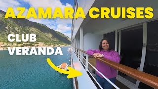 Azamara Pursuit Club Veranda Stateroom Full Tour [upl. by Ial323]