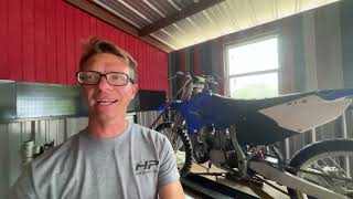 YZ250 2 Stroke Porting and Dyno [upl. by Frohman255]