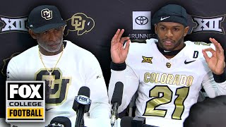 Postgame Interview Deion Sanders amp Shilo Sanders on Colorado’s DOMINANT win vs Arizona [upl. by Kreegar772]