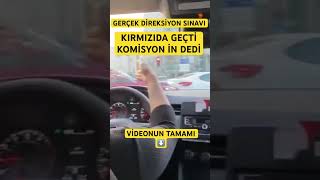 KIRMIZI IŞIKTA GEÇTİ SINAVI BİTTİ [upl. by Ahsinhoj]