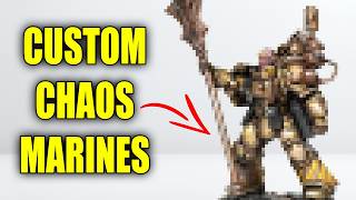 Kitbashing CUSTOM CHAOS SPACE MARINES Nurgle Corrupted Iron Warriors [upl. by Crichton]