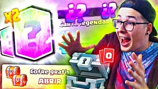 ME TOCAN 2 LEGENDARIAS EN COFRES GRATIS EN CLASH ROYALE [upl. by Reiners372]