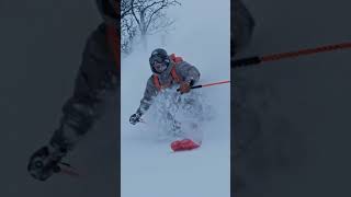 just the tip Rider Sam Favret with the Draco Freebird blackcrows skiing [upl. by Yspyg949]