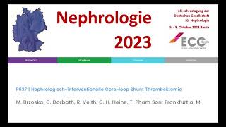 Nephrologie 2023 Nephrologischinterventionelle GoreIoop Shunt Thrombektomie [upl. by Anauqal172]