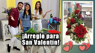 ❤️🌹 ARREGLO FLORAL PARA SAN VALENTÍN desde VOSTV Nicaragua  Lucía Alemán [upl. by Anecusa]