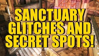 Borderlands 2 Sanctuary Glitches and Secret Spots Under Map Secret Rooms and more [upl. by Ettelegna392]