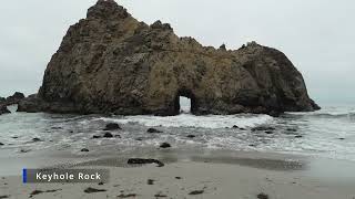 Relaxing Walk at Pfeiffer Beach at Big Sur [upl. by Aneehsal]