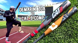 DeMarini ZOA vs Marucci Cat 9 Composite  Battle for the BEST USSSA 5 Baseball Bat [upl. by Nirrat999]