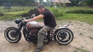 Rat Bobber Zap Zaz Custom ZA3 oldschool Ride grzmiacyzalo [upl. by Aikmat]