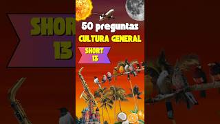 Cultura 📽️ general 🎺 preguntas y respuestas 🌗 Solo el 1 🕜 lo supera 🎹 [upl. by Stan332]