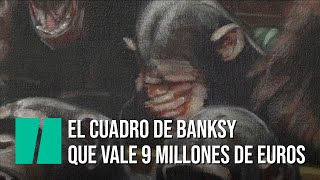 El Parlamento británico habitado por chimpancés un Banksy que vale millones [upl. by Amluz871]