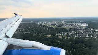 United Airlines A320200 landing in George Bush Intercontinental IAH 4K [upl. by Mechelle170]