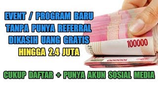 BARU LAGI FREE 24 JT Cuma Daftar amp No Referral [upl. by Nerag206]