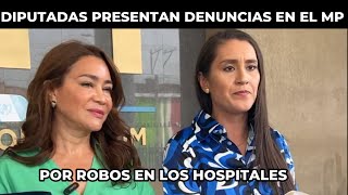 EVELYN MORATAYA Y KARINA PAZ PRESENTAN DENUNCIAS CONTRA GERENTES DE HOSPITALES GUATEMALA [upl. by Ahsiea]