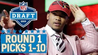 Picks 110 Multiple QBs a Top 10 Trade amp More  2019 NFL Draft [upl. by Kcirddes]