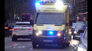 London Ambulance Service  2017 Mercedes Sprinter  Emergency Ambulance  Responding [upl. by Hoppe]