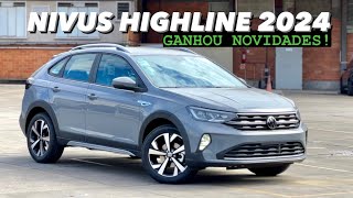 Avaliação  Novo Volkswagen Nivus Highline 2024 COM NOVIDADES  Curiosidade Automotiva [upl. by Lemuel982]