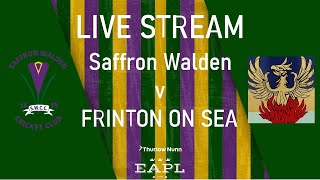 Saffron Walden v Frinton On Sea CC EAPL [upl. by Llenrod]