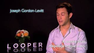 Looper  Interview EXCLUSIVE Joseph GordonLevitt et Rian Johnson [upl. by Atterehs]