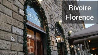 2 min Florence  Rivoire The Iconic Café at Piazza della Signoria and its famous hot chocolate [upl. by Aynekal]