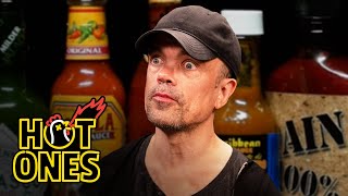 Peter Dinklage Breathes Fire While Eating Spicy Wings  Hot Ones [upl. by Amer705]