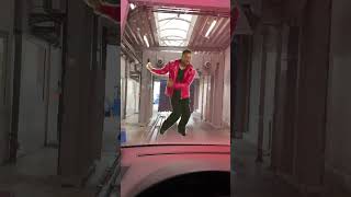 Hardstyle carwash Discotek 🥳 AndisArt on Car wash Party 😜🥳 VW Caddy cyndidiscotek [upl. by Burman]