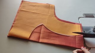 Blouse design cutting and stitching। Back neck design । Blouse Designs । [upl. by Annwahs]