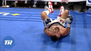 Arnold Barboza Jr Makes Silva Scream in Pain Following Body Shot KO  Barboza Returns Friday ESPN [upl. by Nola]