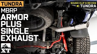 20092021 Tundra MBRP 3Inch XP Series Single Exhaust System with Polished Tip Review amp Sound Clip [upl. by Nobe]